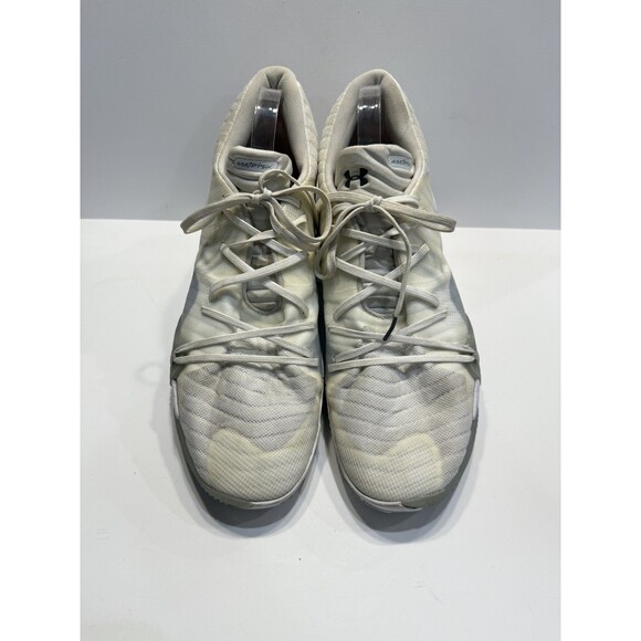 Under Armour Anatomix Spawn 2 Shoes Mens Size 15 Basketball Athletic Off White main image 9